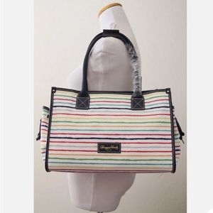 Dooney & Bourke Watercolor 🌈 Striped Tote 👜